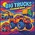 The Big Trucks Coloring Book: 50 Powerful Illustrations of Big Trucks, Construction Vehicles And Semi-Trailers: A Bold Square Format Coloring Experience for Kids and Truck Enthusiasts