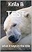 test: what it says in the title