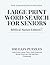 Large Print Word Search for Seniors: Biblical Names Edition