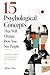 15 Psychological Concepts That Will Change How You See People: The Hidden Forces Behind Human Behavior, Social Dynamics, and the Way Your Mind Deceives You Every Day