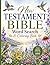 New Testament Bible Word Search & Coloring Book: 50 Inspiring Puzzles Exploring Scripture, Jesus’ Parables & Miracles with Bird & Wildflower Coloring Pages