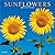 Sunflowers | 2027 12 x 24 Inch (Hanging) Monthly Square Wall Calendar | Foil Stamped Cover | Plato | Flower Floral Plant Outdoor Nature