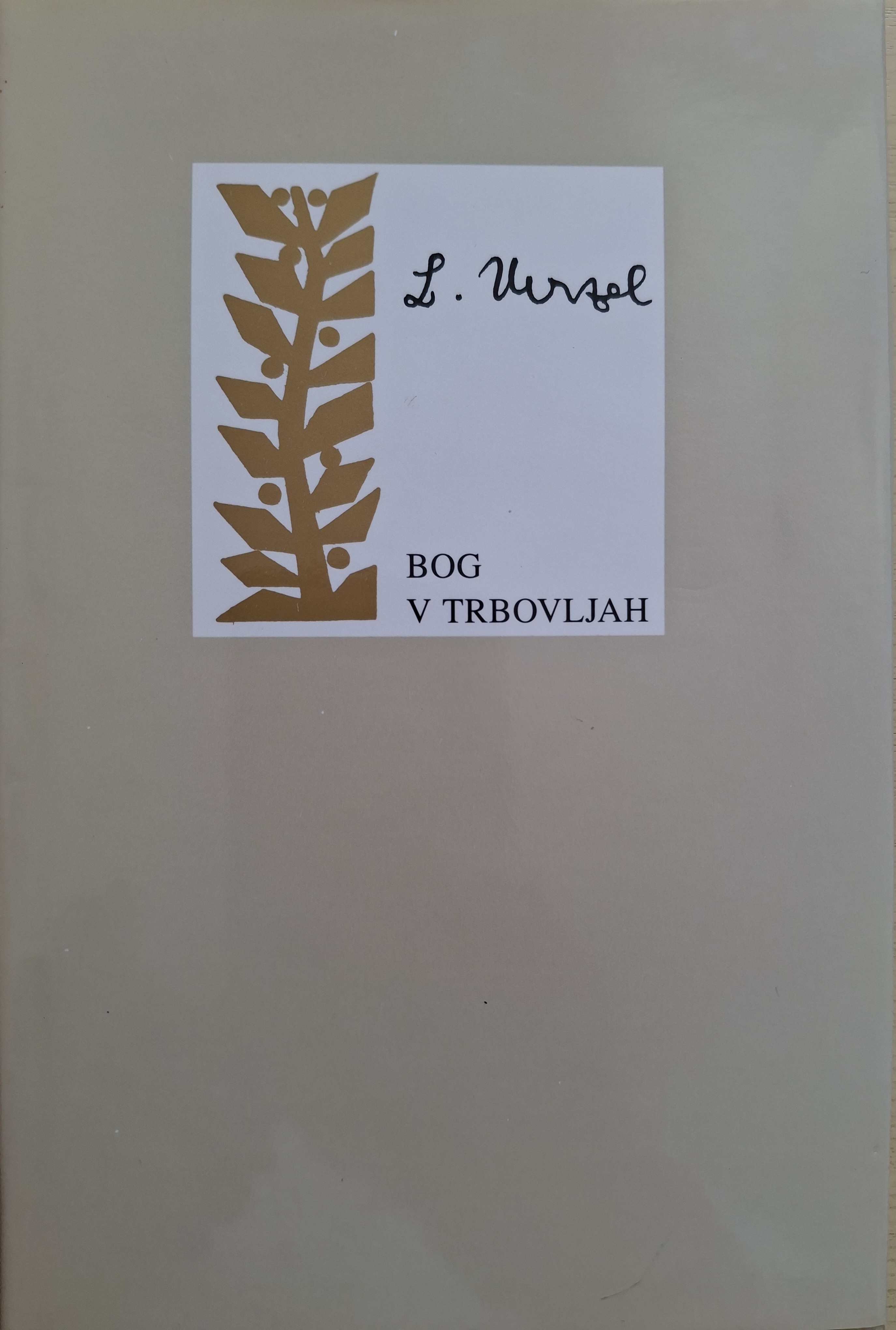 Bog v Trbovljah (Hardcover)