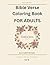 Bold and Easy Bible Verse Coloring Book for Adults: 50 Large Print KJV Scripture Pages with Simple Floral Designs for Relaxation, Stress Relief, Prayer & Mindful Reflection