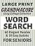 Large Print Word Search for...