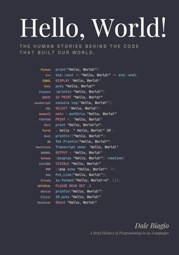 Hello, World!: A Brief History of Programming in 90 Languages (Hardcover)
