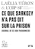 Tracts (N°76) - Ce que Sarkozy n’a pas dit sur la prison. Jou... by Laélia Véron