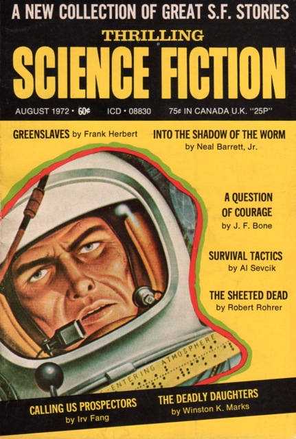 Thrilling Science Fiction, No. 26, August 1972 (Paperback)