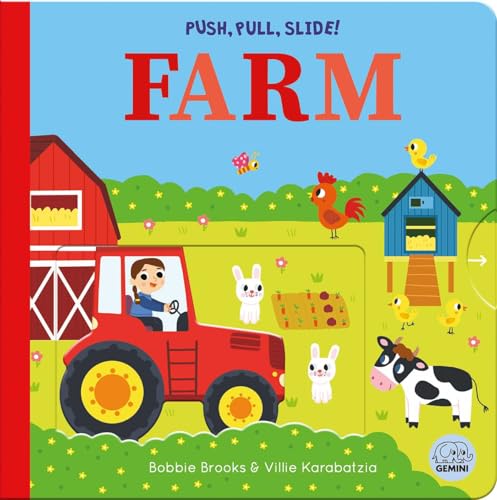 Push, Pull, Slide! Farm (Board Book)