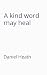 A kind word may heal