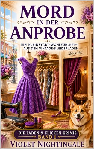 Mord in der Anprobe: Ein Kleinstadt-Wohlfühlkrimi aus dem Vintage-Kleiderladen (Die Faden & Flicken Krimis 1) (German Edition)