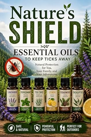 Nature's Shield: Essential Oils to Keep Ticks Away: Natural Tick Repellent Recipes for Hiking, Camping, Fishing, and Backyard Protection