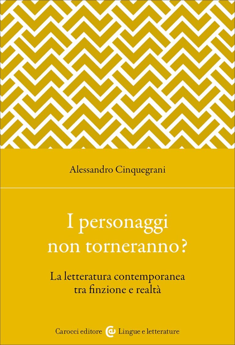I personaggi non torneranno? La letteratura contemporanea tra finzione e realtà