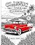 CLASSIC CARS Coloring Book:...