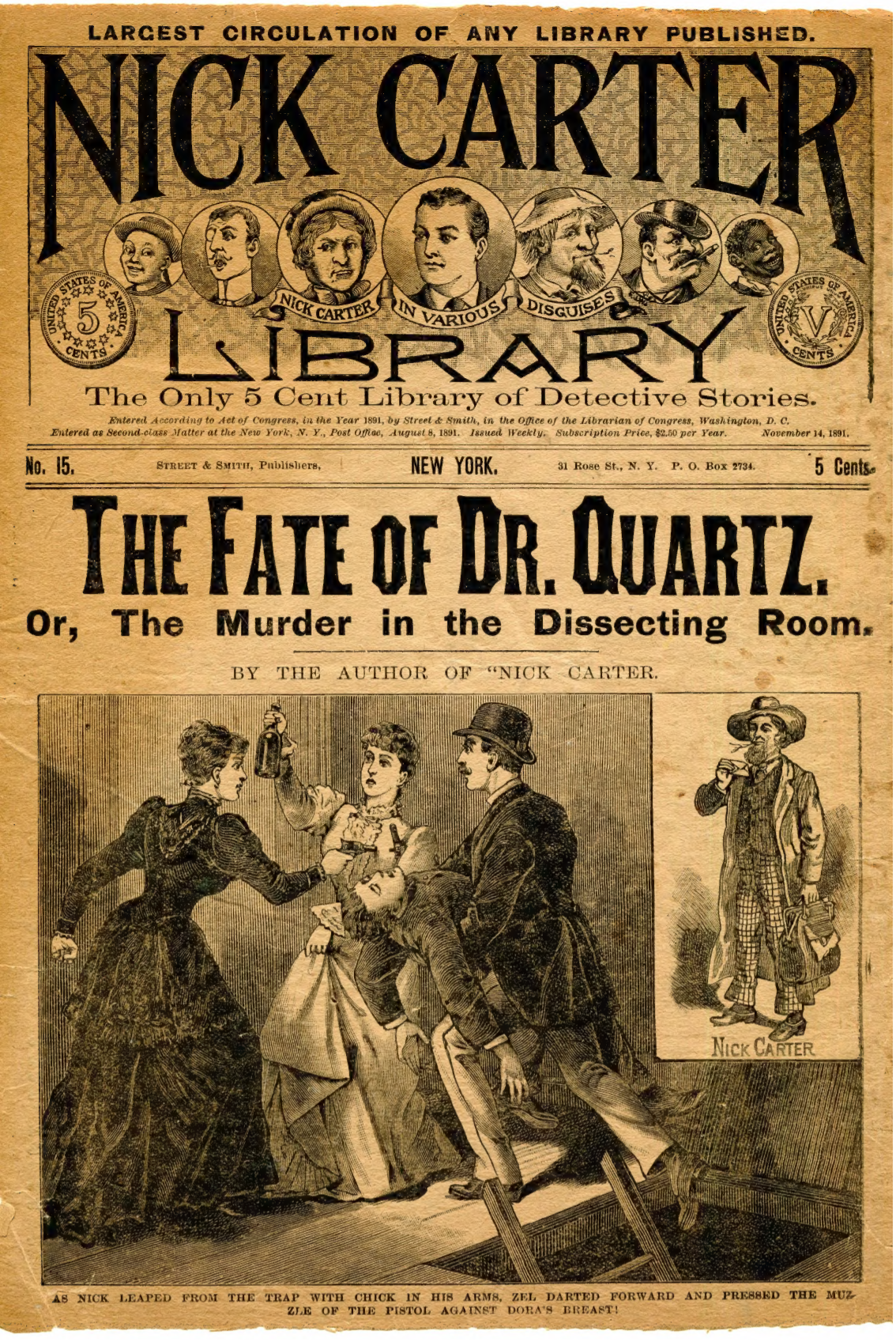 Nick Carter Library #15 - The Fate of Doctor Quartz.