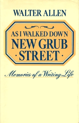 As I walked down New Grub Street: Memories of a writing life
