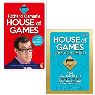 Richard Osman's House of Games, House of Games Question Smash By Richard Osman, Alan Connor 2 Books Collection Set