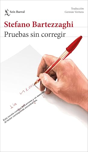 Portada de Pruebas sin corregir, de Stefano Bartezzaghi