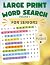 Large Print Word Search for...