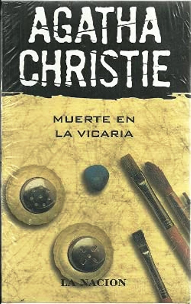 Portada de Muerte en la vicaría, de Agatha Christie