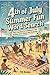 4th of July Summer Fun Word Search by FW Books