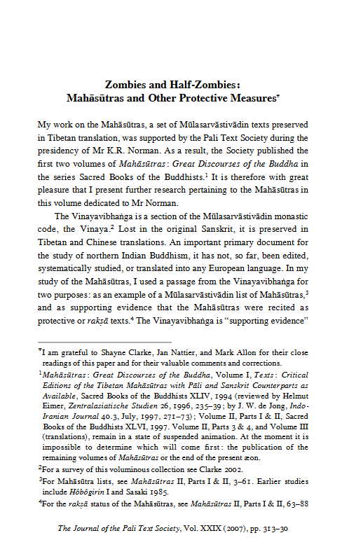 Zombies and Half-Zombies: Mahāsūtras and Other Protective Measures (ebook)