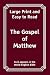 The Gospel of Matthew by World English Bible