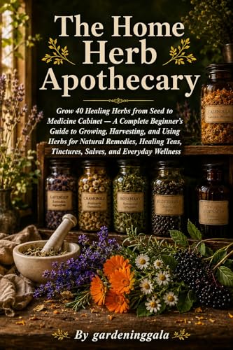 The Home Herb Apothecary: Grow 40 Healing Herbs from Seed to Medicine Cabinet - A Complete Beginner's Guide to Growing, Harvesting, and Using Herbs for ... Salve (Home Herb Apothecary Series)