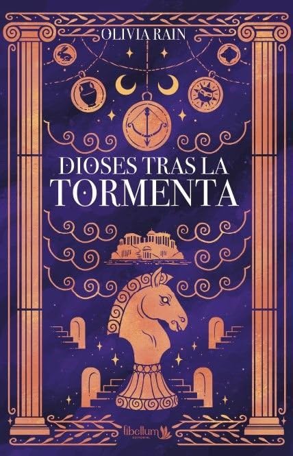 Portada de Dioses tras la tormenta, de Olivia Rain