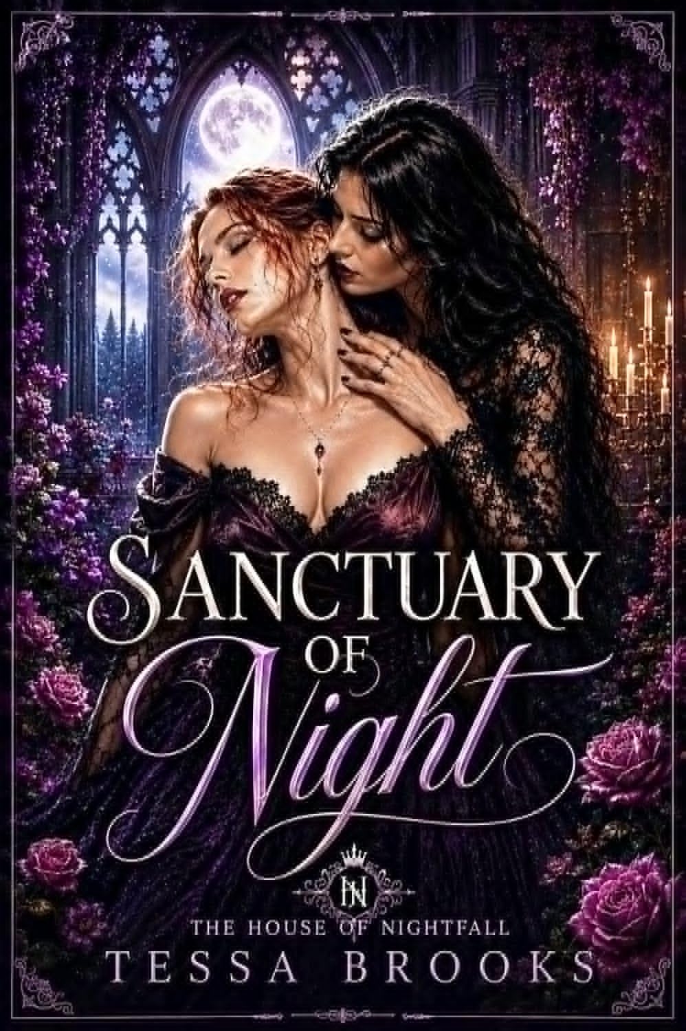 Sanctuary of Night: A Sapphic Vampire Romance (A House of Nightfall Novel Book 1)