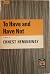 To Have and Have Not