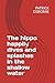 The hippo happily dives and...