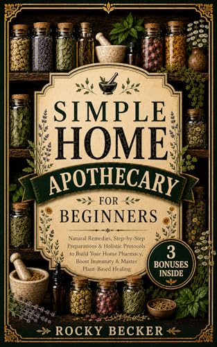 Simple Home Apothecary for Beginners: Natural Remedies, Step-by-Step Preparations & Holistic Protocols to Build Your Home Pharmacy, Boost Immunity & Master Plant-Based Healing (Kindle Edition)