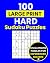 100 Large Print Hard Sudoku...