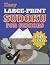 150 Easy LARGE PRINT SUDOKU...