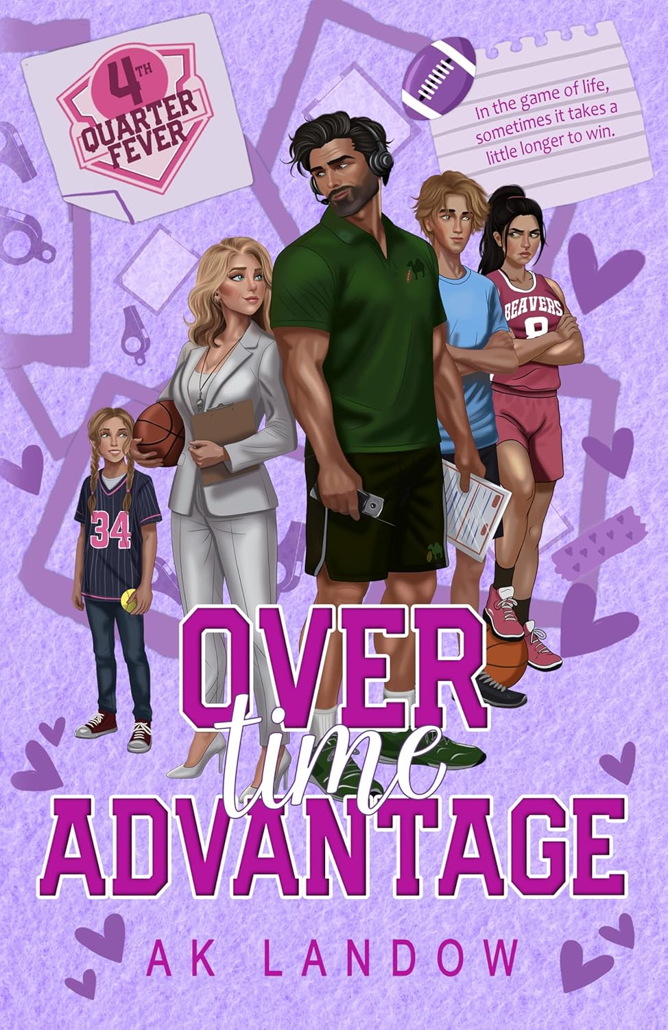 Over Time Advantage: A Later in Life Single Parent Romantic Comedy (Fourth Quarter Fever Book 3)