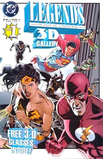 Legends of the DC Universe 3-D Gallery (Paperback)