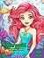 Mermaid Coloring Book by Sammy Scribbles