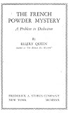 The French Powder Mystery