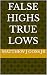 False Highs True Lows