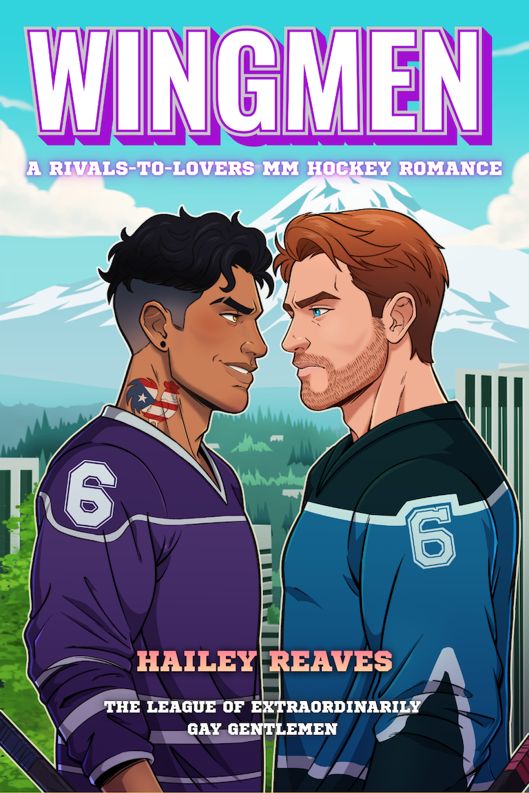 Wingmen: A rivals-to-lovers MM hockey romance (The League of Extraordinarily Gay Gentlemen)