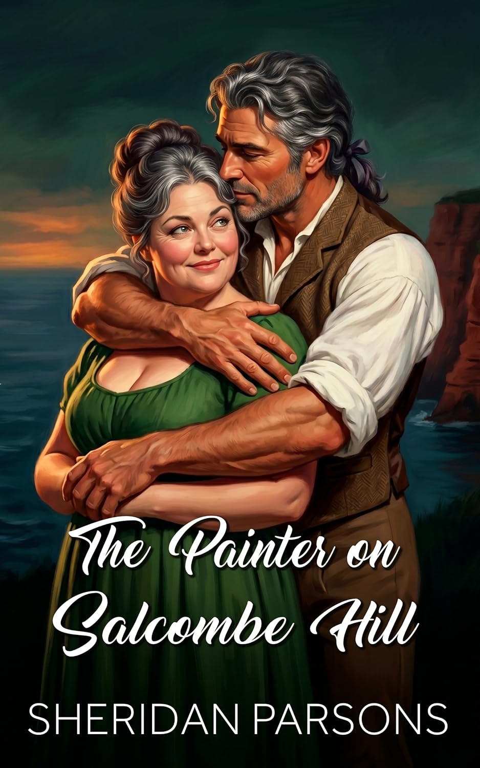 Regency Time Travel: The Painter on Salcombe Hill: Very Short Read, Wholesome, Cozy Romance (Regency Time Travel Romances)