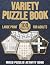 Variety Puzzle Book For Adu...