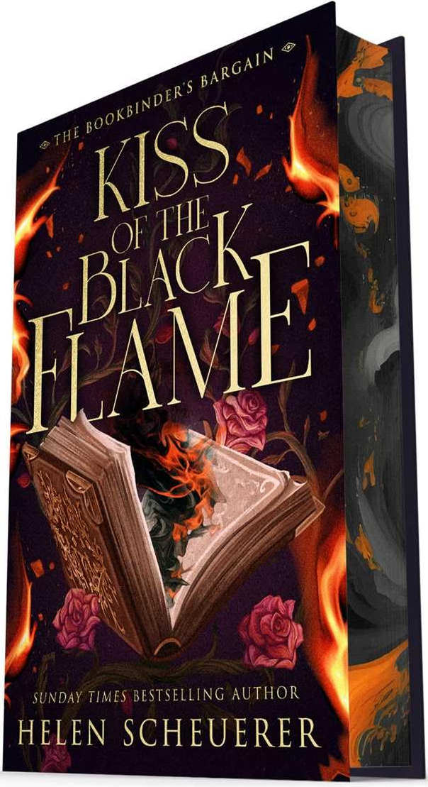 Kiss of the Black Flame: A Novel (The Bookbinder's Bargain)