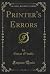 Printer's Errors