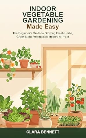 Indoor Vegetable Gardening Made Easy: The Beginner's Guide to Growing Fresh Herbs, Greens, and Vegetables Indoors All Year (Home Gardening Made Easy Book 5)