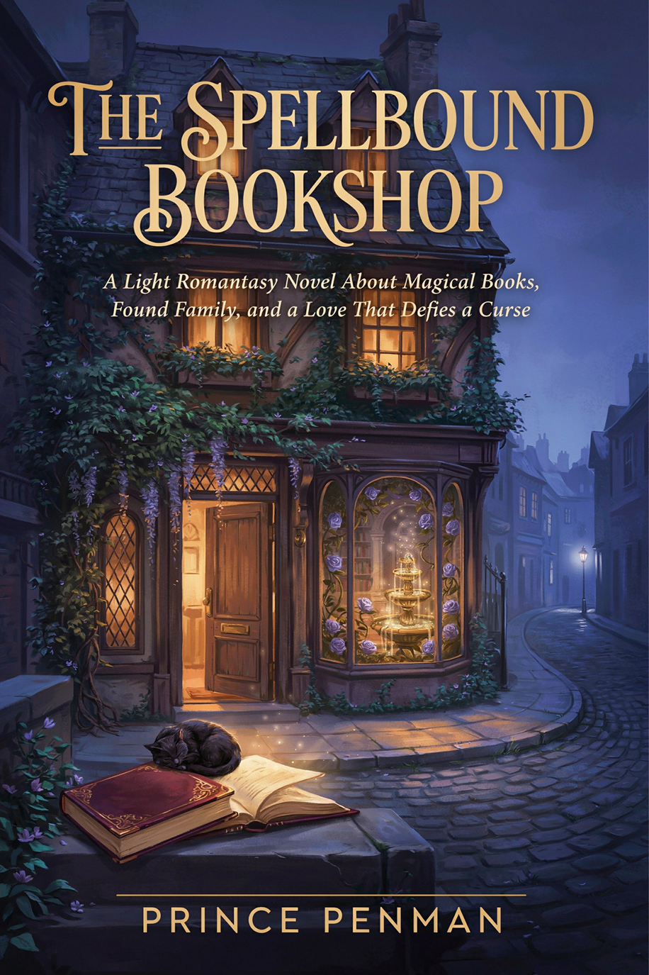 The Spellbound Bookshop: A Light Romantasy Novel About Magical Books, Found Family, and a Love That Defies a Curse