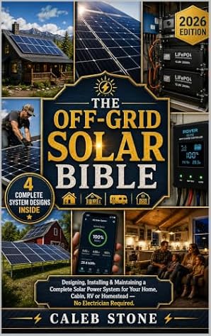 The Off-Grid Solar Bible: Designing, Installing & Maintaining a Complete Solar Power System for Your Home, Cabin, RV or Homestead — No Electrician Required.