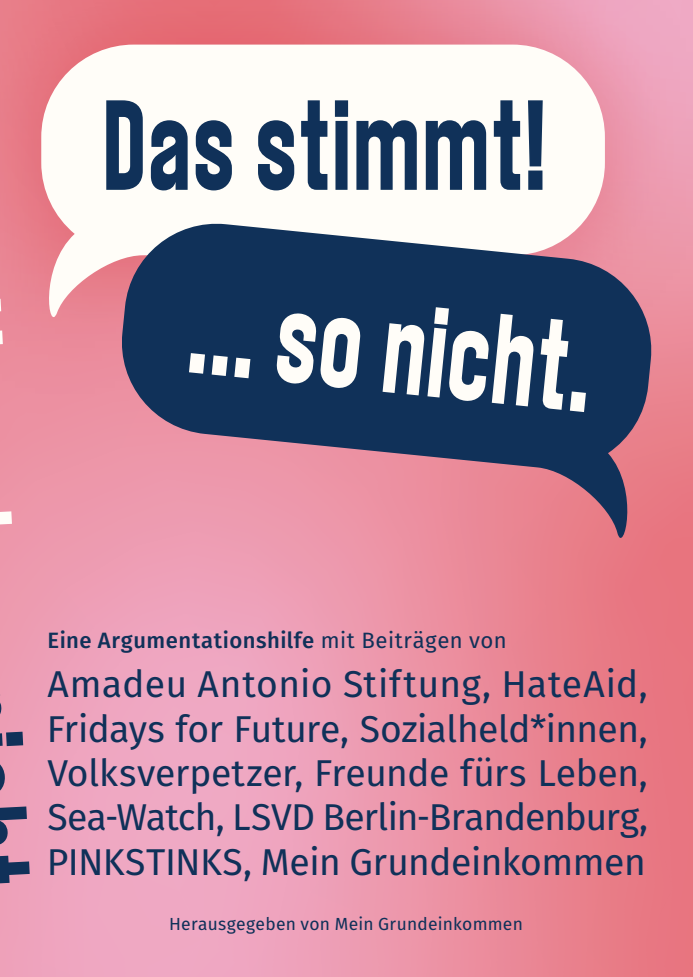 Das stimmt! … so nicht.