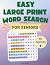 Easy Large Print Word Searc...